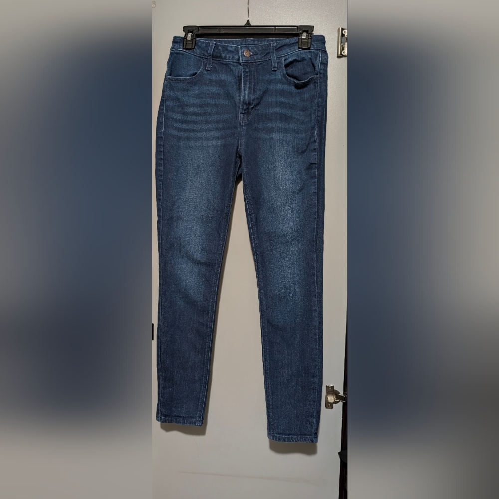 Old Navy Dark Blue Women's Super Skinny High Rise Jeans